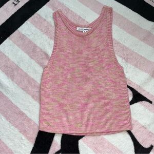 Pink Sweater Tank